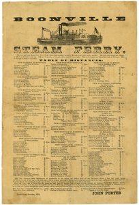 Med den nye og store dampfergen Birdie Brent, største vest for St. Louis. Ferge flyr Missouri hvert 20. minutt, bærer 25 av Unknown